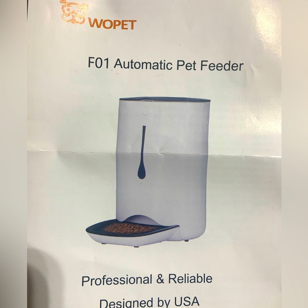 WOPET automatic pet feeder
